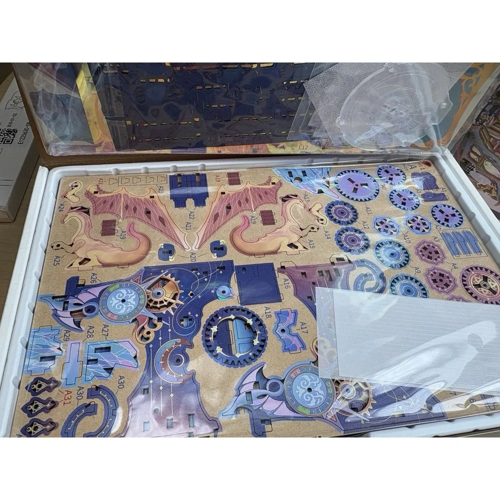Magical Galaxy‎ Transmission 3D Wooden Model Puzzle  With Music Box